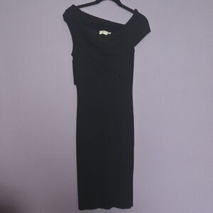Elegant Black Off-Shoulder Dress